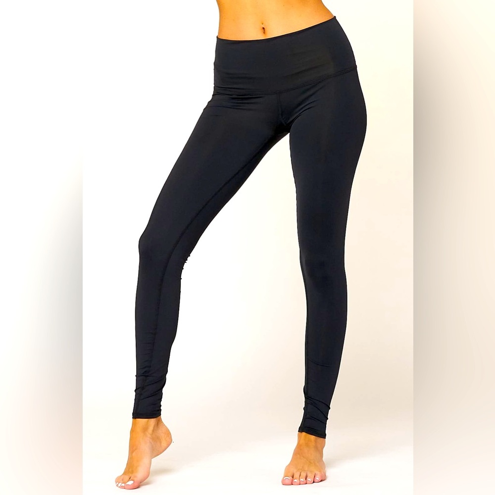 Solid Black Teeki Leggings XS